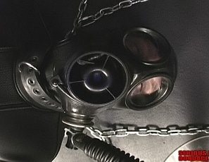 A147_MALEBONDAGE_StraitjacketNirvana_RubberSlaveDaltonMark_RubberSuitNeopreneSJOnBondageTableFrontRoom