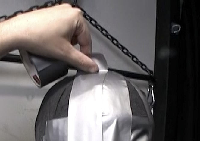 A203_MALEBONDAGE_WrappedAndStrapped_DuctTapeMummification_MummyEdDaleOtherGuy