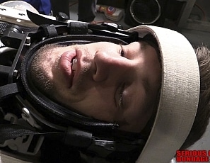 A216_MALEBONDAGE_TormentingJimmyUSMC_Part2of2__JimmyDennisNick_SegufixOnGurneyWaterHosedown