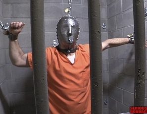 A220_MALEBONDAGE_RoadTrip_Day5_ThePunishmentCell-BindShanePismoJohnWilliam_EdgeDungeon-MetalBoxAndMetalHelmetInSolitaryCell