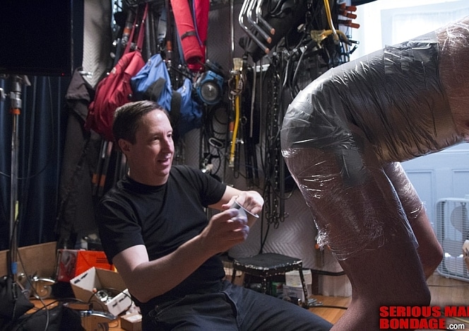 R725_MALEBONDAGE_AysmmetricMummification_SilverDuctTape_SFDomPunMyOdes