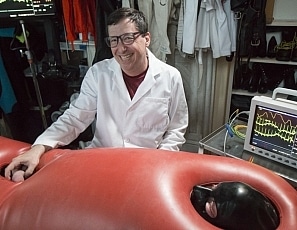 R743_MALEBONDAGE_DoctorDom_SethMike_InflatableOrangeStudioGumBag